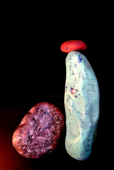 Photography titled "MINÉRAL 14" by Jean-Marc Portes, Original Artwork, Light Painting