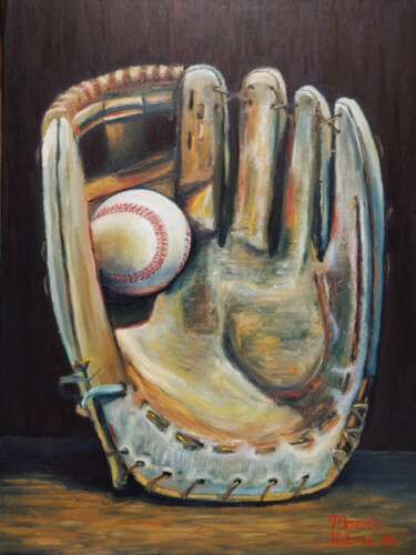 Still Life of Baseball Il 绘画 标题为“Still Life of Baseb…” 由Mauricio Palma, 原创艺术品, 油