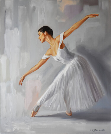 In the move of dance Malerei mit dem Titel "In the move of dance" von Serghei Ghetiu, Original-Kunstwerk, Öl Auf Keilrahmen aus Holz montiert