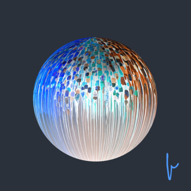 「Christmas bauble」というタイトルのデジタルアーツ Jean Paul Pierozziによって, オリジナルのアートワーク, デジタル絵画