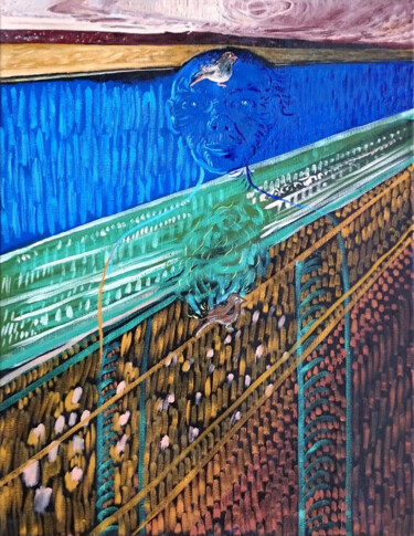 Schilderij getiteld "Love & Attraction" door Jan Karpíšek, Origineel Kunstwerk, Olie
