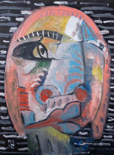 Painting titled "The "N"" by Pavlo Ponomarenko, Original Artwork, Oil