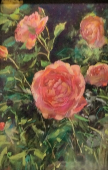 Pittura intitolato "Brillance" da Hilarie Couture, Opera d'arte originale, Pastello Montato su Altro pannello rigido