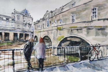 Pulteney Bridge in the city of Bath