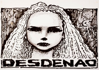 Tekening getiteld "Desdenao" door Milto Sideris, Origineel Kunstwerk, Marker