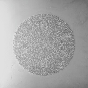 Pintura titulada "Circular Labyrinth" por Robert Pous, Obra de arte original, Acrílico Montado en Bastidor de camilla de mad…