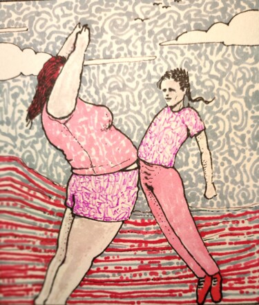 제목이 "Only once"인 그림 Milto Sideris로, 원작, 마커