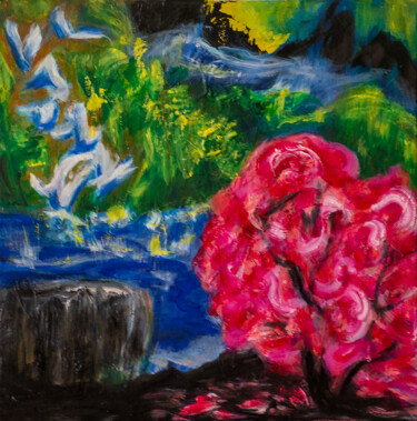 Pintura titulada "The Views Out Of Th…" por Lu Meng, Obra de arte original, Oleo Montado en Bastidor de camilla de madera