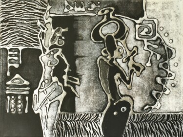 Pintura titulada "AFRICA 12" por Daria Iv, Obra de arte original, Acrílico