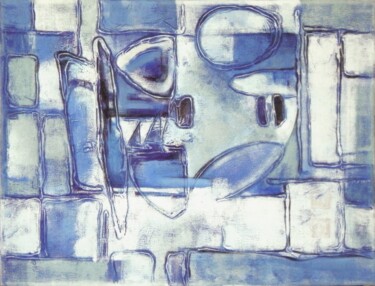 Painting titled "COMPOZITION 44" by Daria Iv, Original Artwork, Acrylic