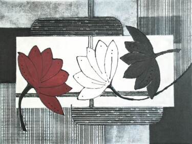 绘画 标题为“MYSTERY OF FLOWERS…” 由Daria Iv, 原创艺术品, 丙烯