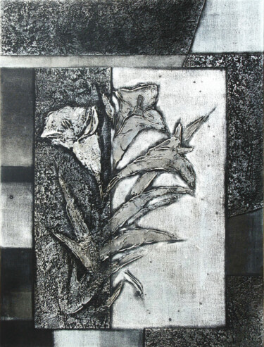 Картина под названием "MYSTERY OF FLOWERS…" - Daria Iv, Подлинное произведение искусства, Акрил