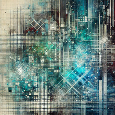Cold Horizons: The Automated Metropolis Arte digitale intitolato "Cold Horizons: The…" da Alberto Capitani, Opera d'arte originale, Immagine generata dall'IA