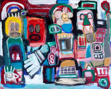Painting titled "Lost in the moment" by Tommy Lennartsson, Original Artwork, Acrylic