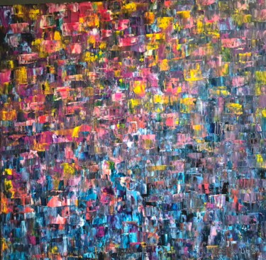 Peinture intitulée "3 novembre 2024" par Geneviève Baud Caizergues, Œuvre d'art originale, Acrylique Monté sur Châssis en bo…