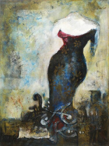 Painting titled "COMPOZITION 17" by Daria Iv, Original Artwork, Acrylic
