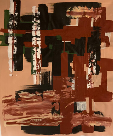 Peinture intitulée "R - A - 1" par Julien Jubault, Œuvre d'art originale, Acrylique