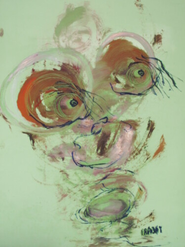 Photography titled "119 regard" by Laurent Pradat, Original Artwork, Oil
