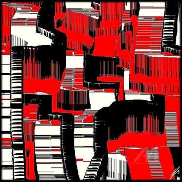 数字艺术 标题为“VARIATION "711"” 由Christa Kloß, 原创艺术品, 2D数字工作