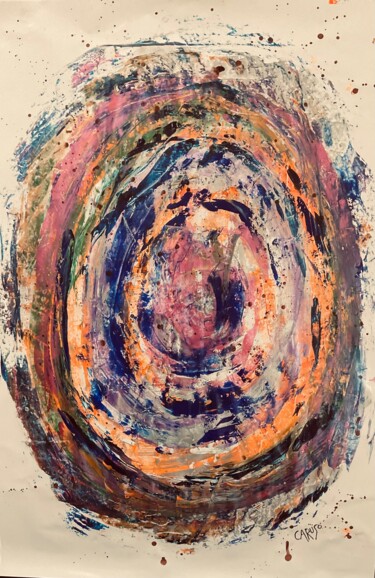 Painting titled "Unit #1054  “Blow O…" by Tony Caruso, Original Artwork, Acrylic