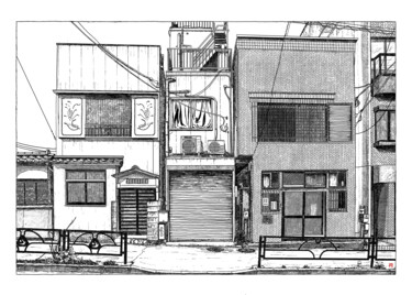 数字艺术 标题为“Japanese Store fron…” 由Jean-Baptiste Rouet, 原创艺术品, 数字油画