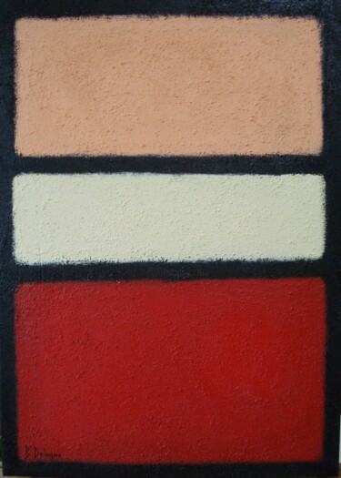 Schilderij getiteld "LES LUMIERES DE ROT…" door Bertrand Delogne, Origineel Kunstwerk, Acryl Gemonteerd op Frame voor houten…