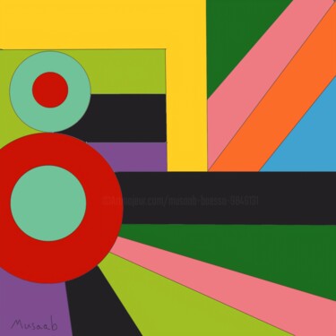 Artes digitais intitulada "The Arrangement" por Musaab Baessa, Obras de arte originais, Pintura digital
