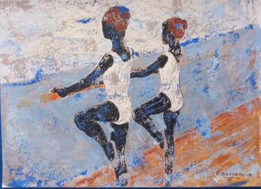 绘画 标题为“BALLET II” 由Francisco Serrano Gutierrez, 原创艺术品, 丙烯
