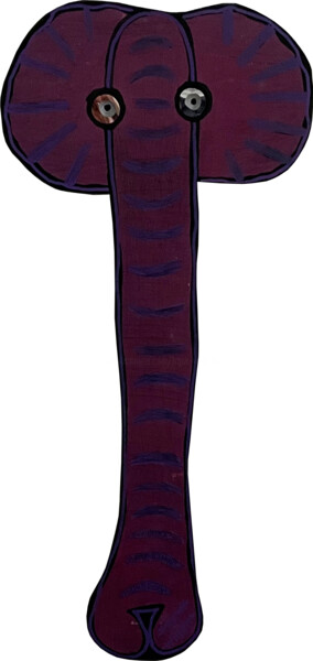 Peinture intitulée "THERE IS A PURPLE E…" par Frank Willems, Œuvre d'art originale, Acrylique