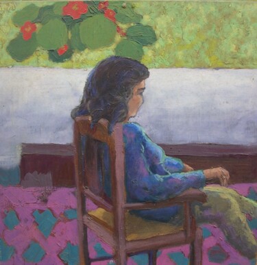Schilderij getiteld "Silencio" door Arturo Alcorta, Origineel Kunstwerk, Acryl Gemonteerd op Frame voor houten brancard