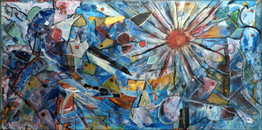 Peinture intitulée "The Rat" par Hans Werner Schneider (Sanferan), Œuvre d'art originale, Acrylique Monté sur Châssis en bois