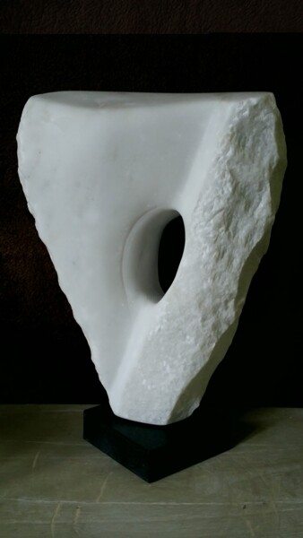 Sculpture intitulée "Que suis-je n°4" par Christiane Edmond, Œuvre d'art originale, Pierre