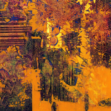 绘画 标题为“EVENING 1 abstract…” 由Nina Hamurari, 原创艺术品, 丙烯