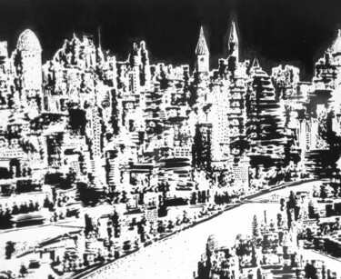 图画 标题为“Neg.10” 由Milto Sideris, 原创艺术品, 标记