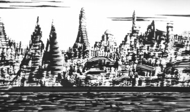 图画 标题为“Neg.18” 由Milto Sideris, 原创艺术品, 标记