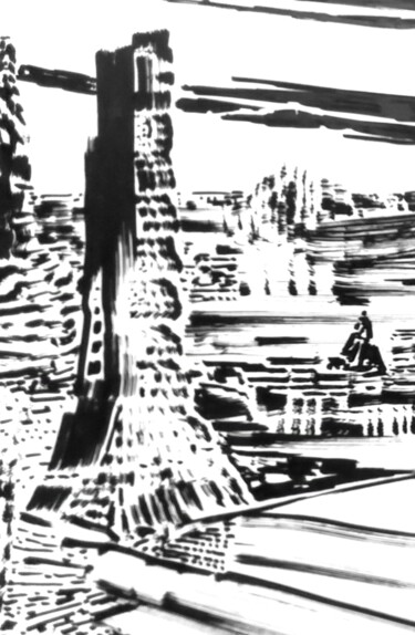 图画 标题为“Neg.23” 由Milto Sideris, 原创艺术品, 标记