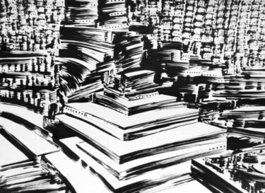 图画 标题为“Neg.25” 由Milto Sideris, 原创艺术品, 标记
