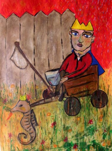 Peinture intitulée "REND MOI CETTE CARO…" par Pascal Briba, Œuvre d'art originale