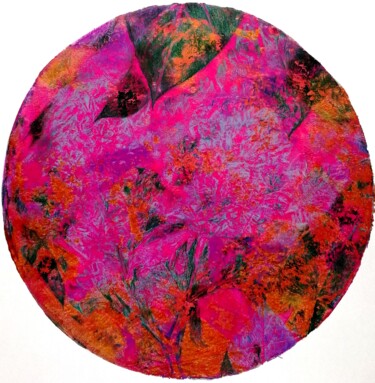 Painting titled "Purple twilight" by Olga Boltenkova, Original Artwork, Acrylic