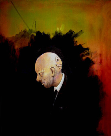 Painting titled "Il ausi avait un co…" by Carlos David, Original Artwork, Oil