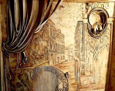 雕塑 标题为“Venezianische Lands…” 由Oleksii Korobka, 原创艺术品, 石膏