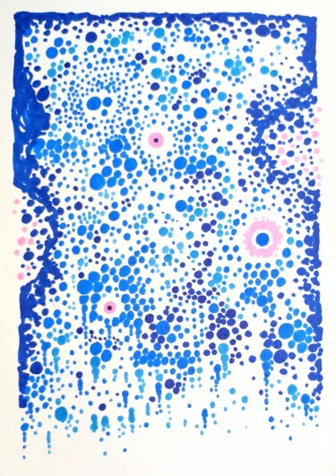Drawing titled "Sharpointilism - 49" by Milto Sideris, Original Artwork, Marker