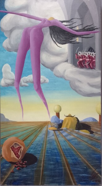 绘画 标题为“Traum kurz vor dem…” 由Michael Puhl, 原创艺术品, 油