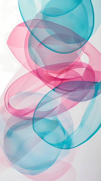 数字艺术 标题为“abstract round shap…” 由Marina Pokachalova (Marina Artsea), 原创艺术品, 数字油画