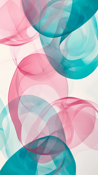 Digital Arts titled "abstract round shap…" by Marina Pokachalova (Marina Artsea), Original Artwork, AI generated image