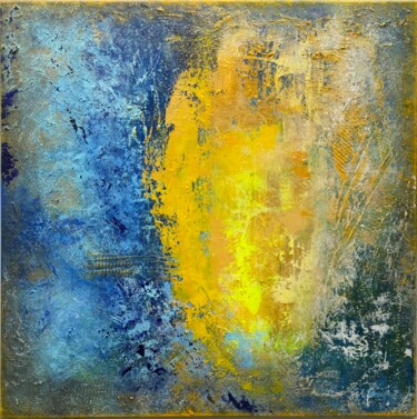 Intertwining of Elements Peinture intitulée "Intertwining of Ele…" par Viki Smoliar, Œuvre d'art originale, Acrylique Monté sur Châssis en bois