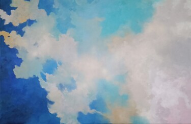 Painting titled "Sky" by Ugo Vistosi, Original Artwork, Acrylic