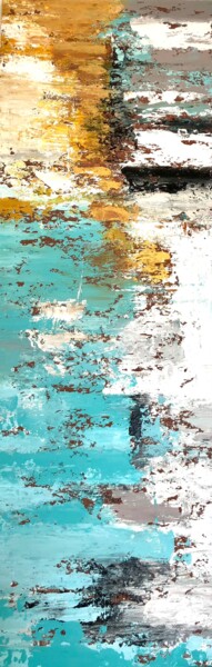Océan 3 Acrylique au couteau Painting titled "Océan 3 Acrylique a…" by Mg, Original Artwork, Acrylic