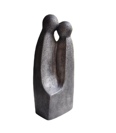 Sculpture titled "Together" by Catherine Fouvry Leblois (Catef), Original Artwork, Clay