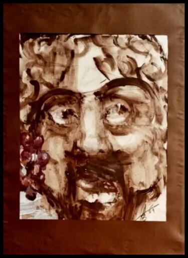 Рисунок под названием "Меризи да Караваджо…" - Tatyana Zakharova, Подлинное произведение искусства, Акварель